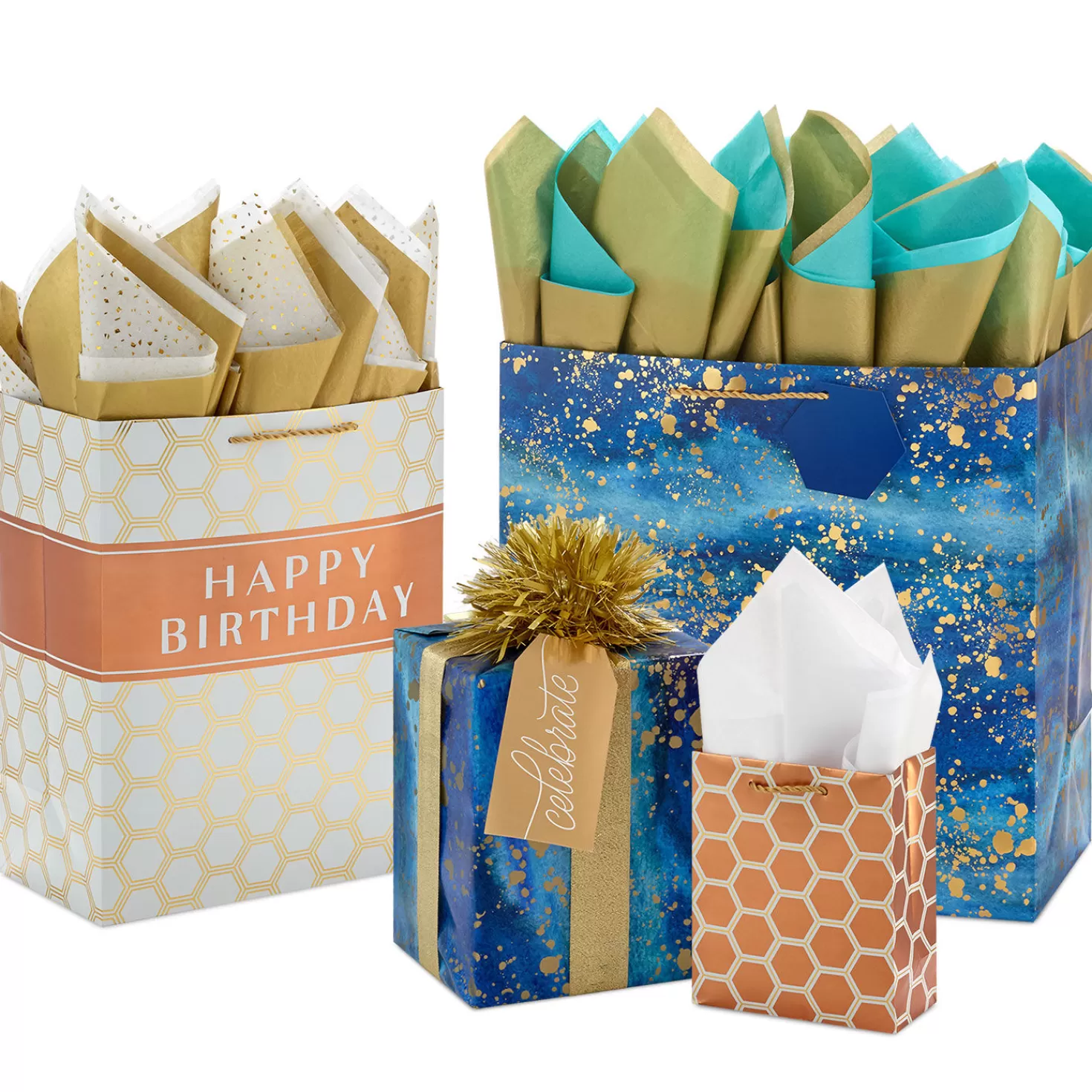 Birthday>Hallmark Midnight Mood Gift Wrap Collection