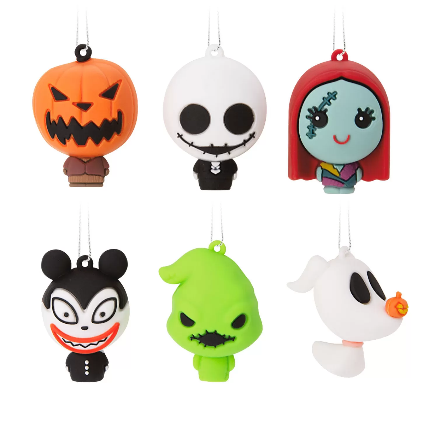 Halloween (10/31)>Hallmark Mini Disney Tim Burton's The Nightmare Before Christmas Shatterproof Ornaments, Set Of 6