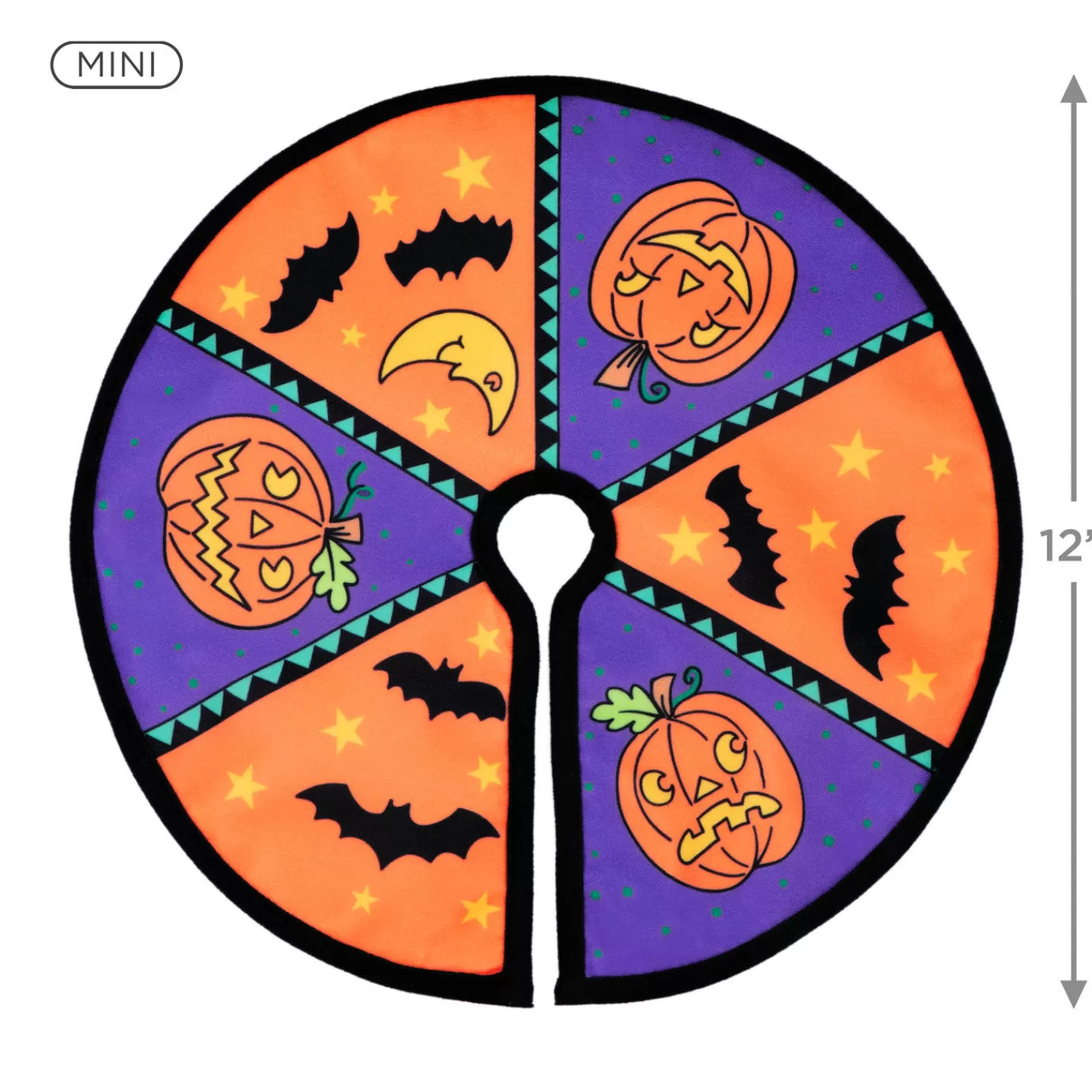 Halloween (10/31)>Hallmark Mini Halloween Tree Topper And Tree Skirt, Set Of 2
