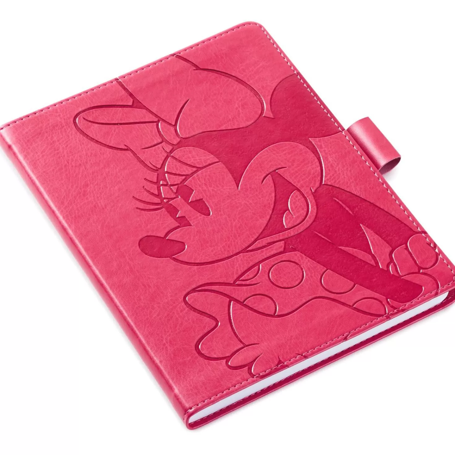 Flash Sale Minnie Mouse Pink Faux Leather Notebook Back To School