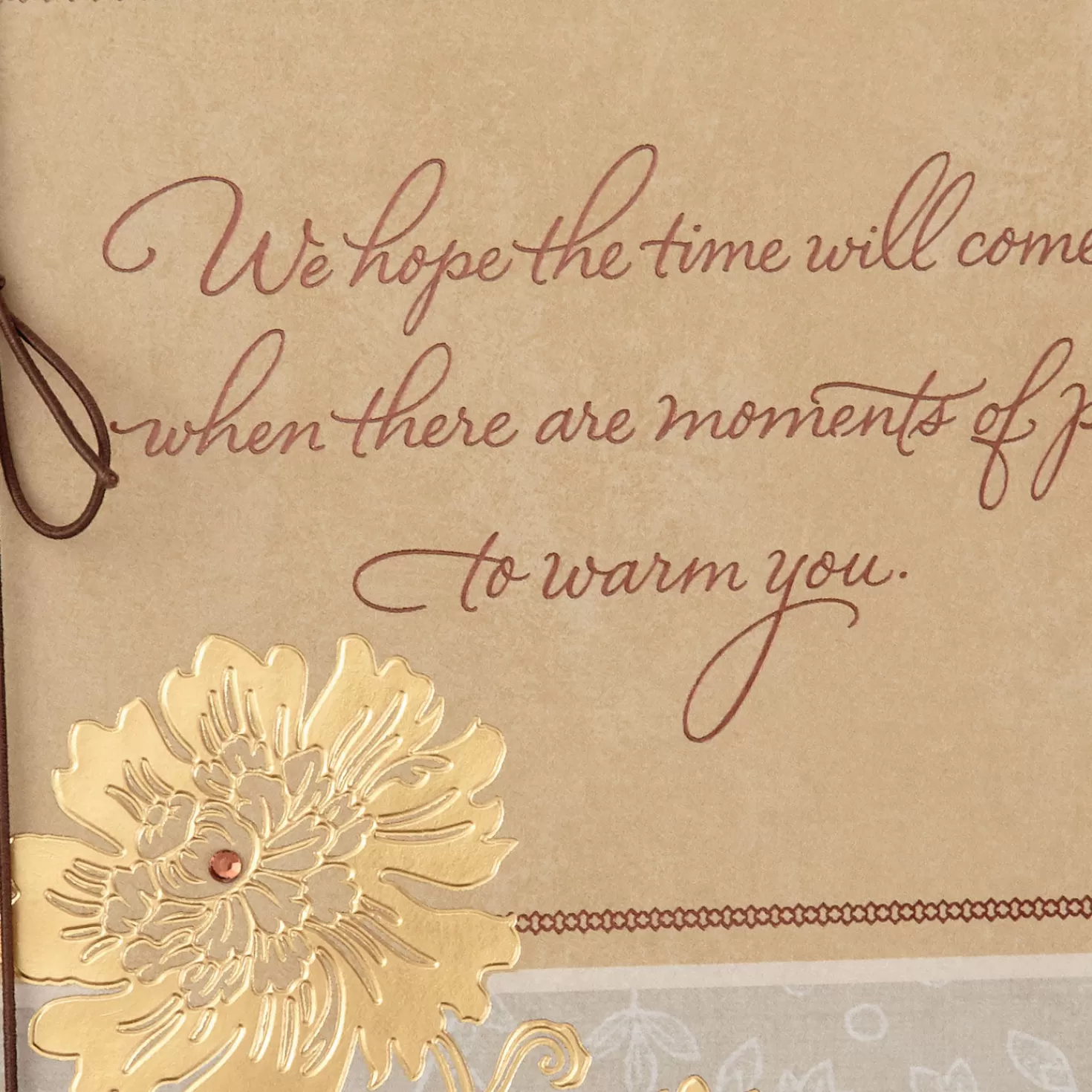 Cheap Moments Of Peace To Warm You Sympathy Card From All Sympathy