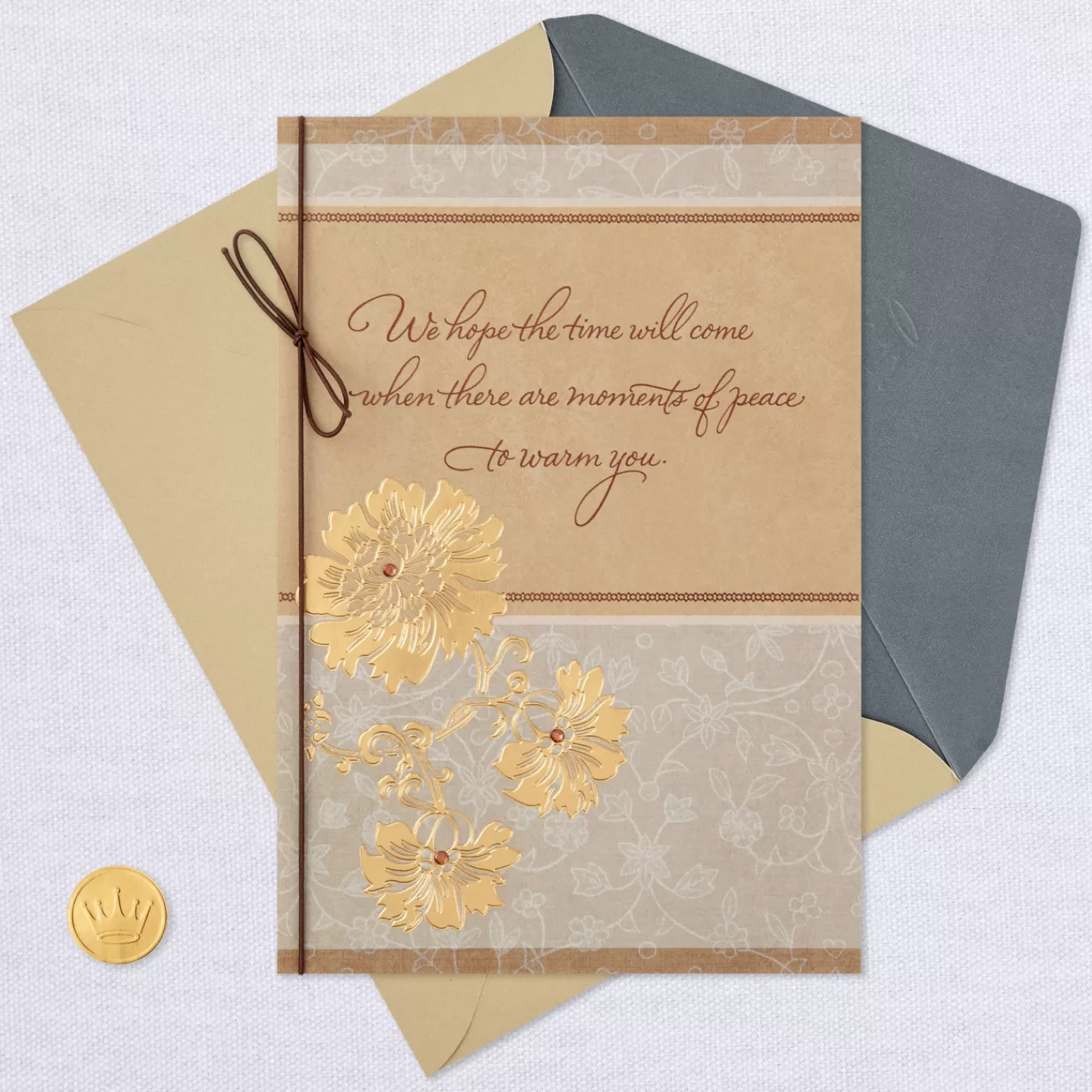 Cheap Moments Of Peace To Warm You Sympathy Card From All Sympathy