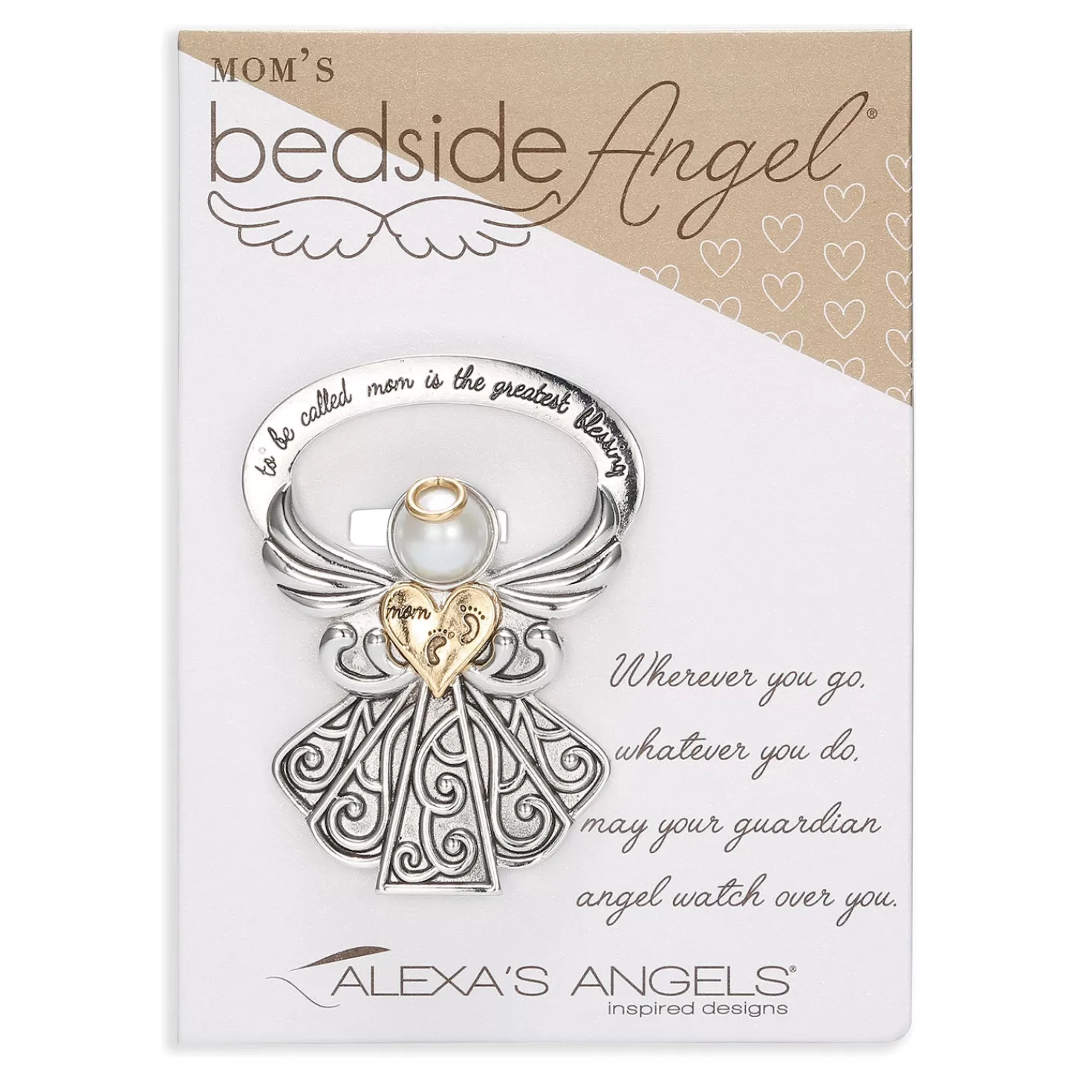 Store Mom's Bedside Angel, 2.5" H Encouragement