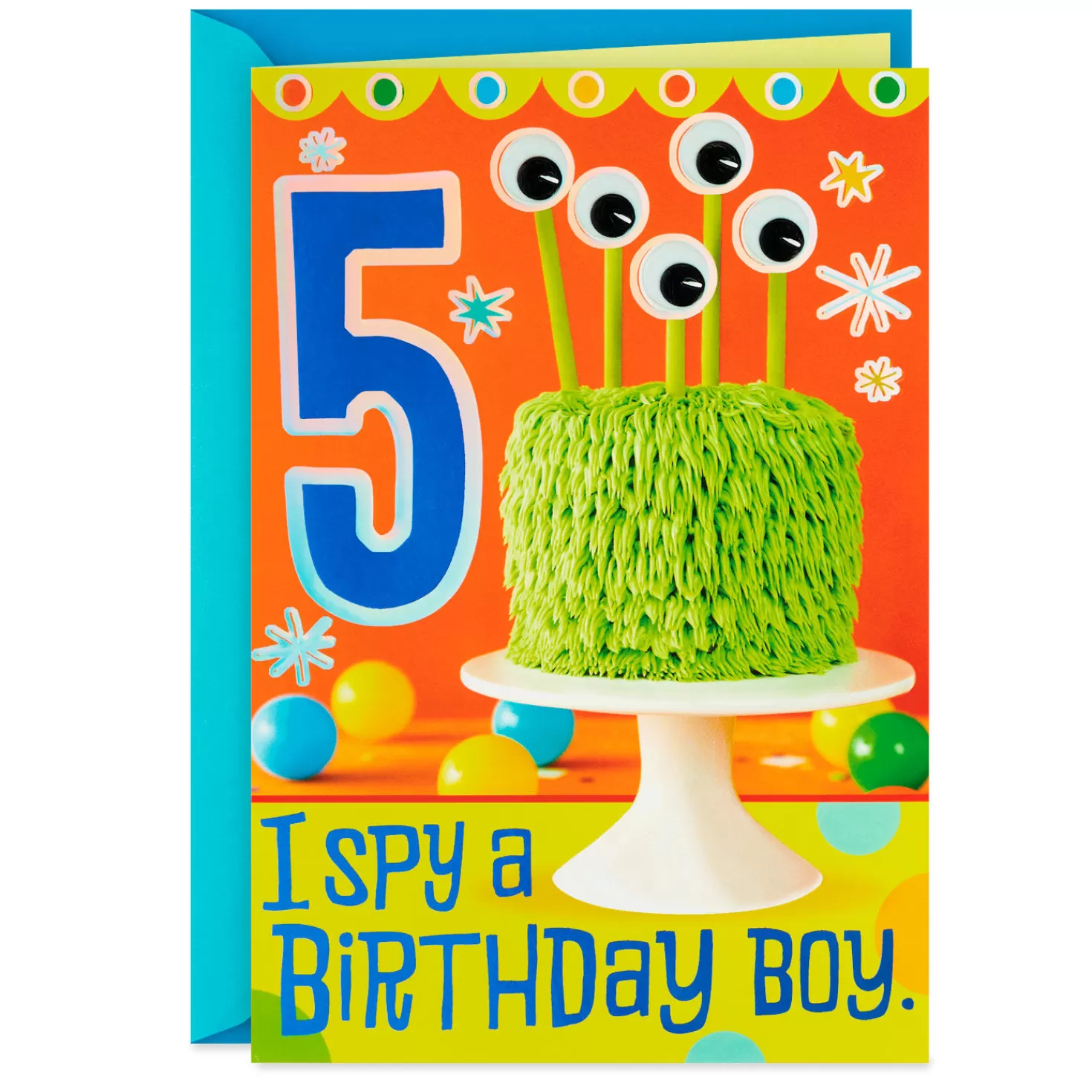 Birthday>Hallmark Monstrous Fun 5Th Birthday Card