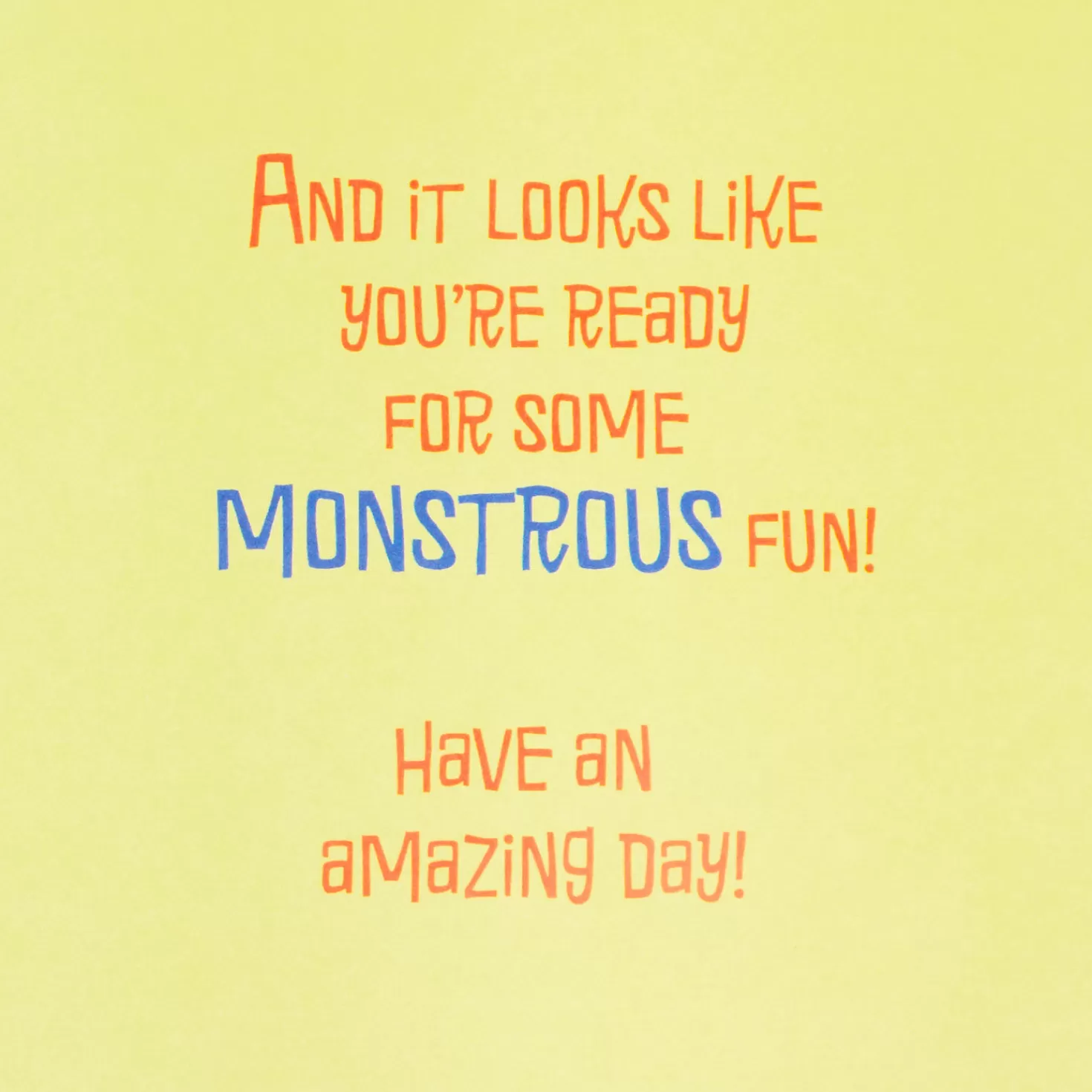 Birthday>Hallmark Monstrous Fun 5Th Birthday Card