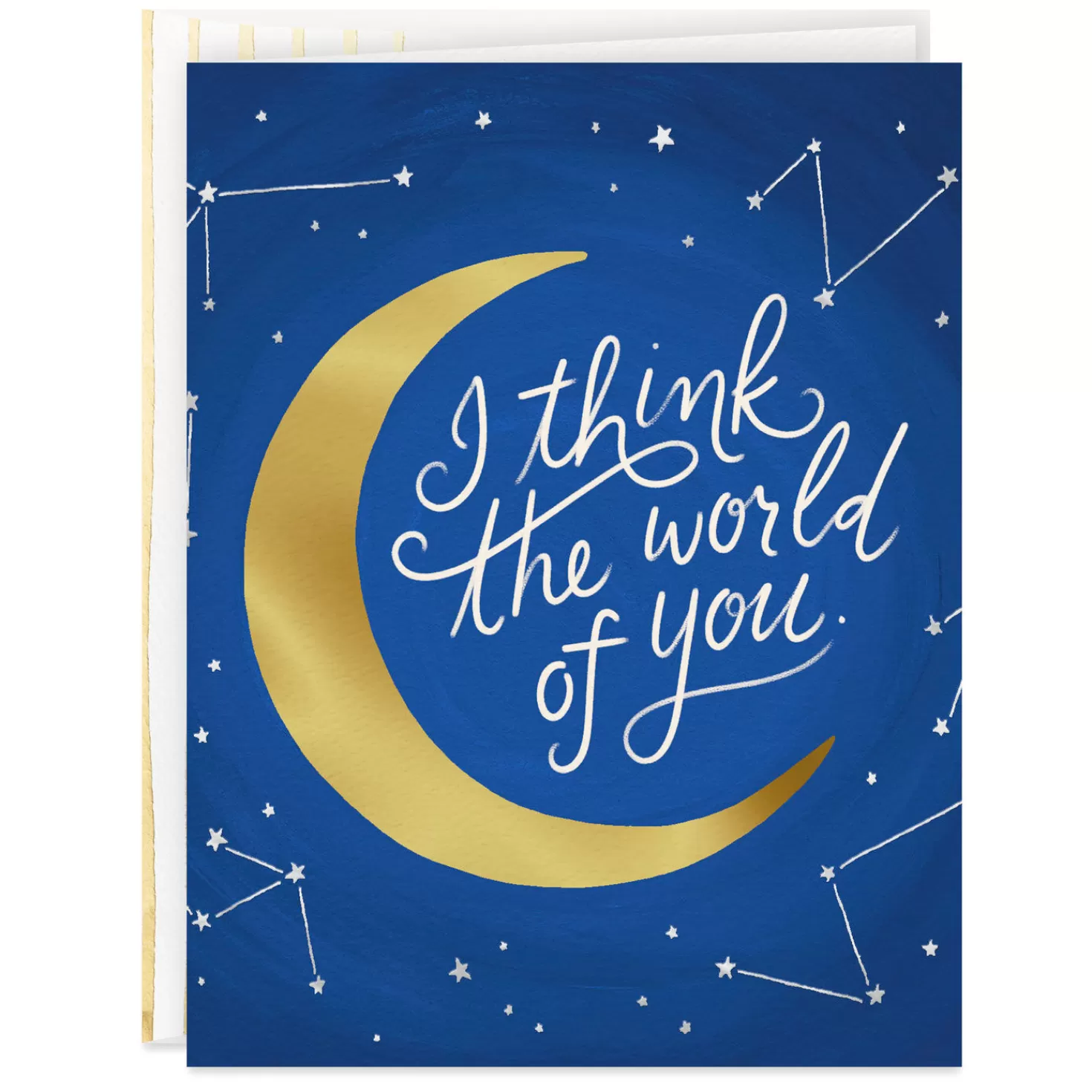 Flash Sale Moon And Stars I Think The World Of You Card Encouragement