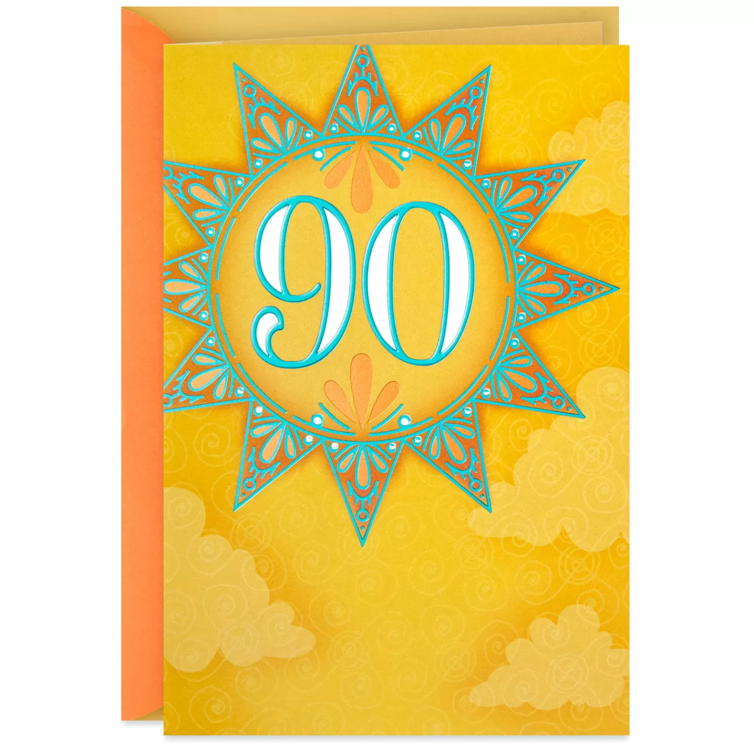 Birthday>Hallmark More Laughter And Blessings 90Th Birthday Card