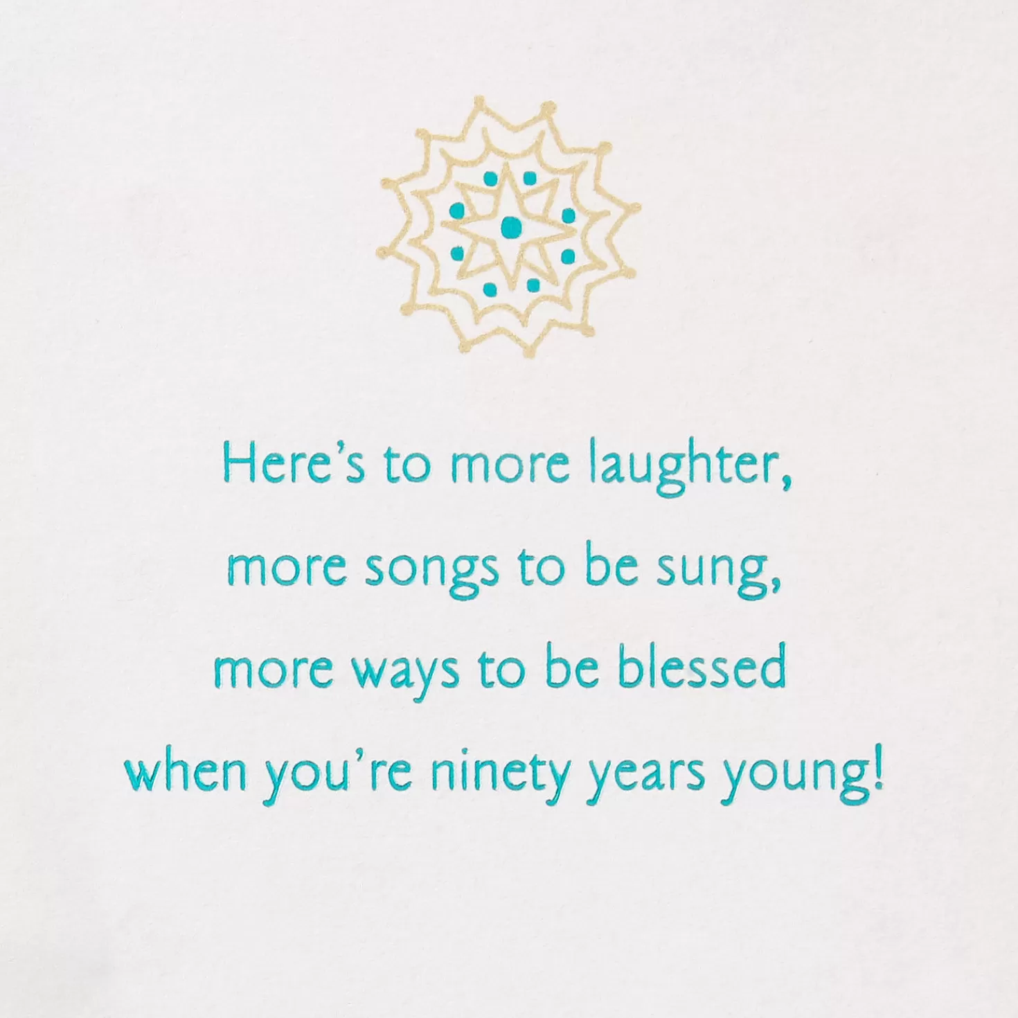 Birthday>Hallmark More Laughter And Blessings 90Th Birthday Card