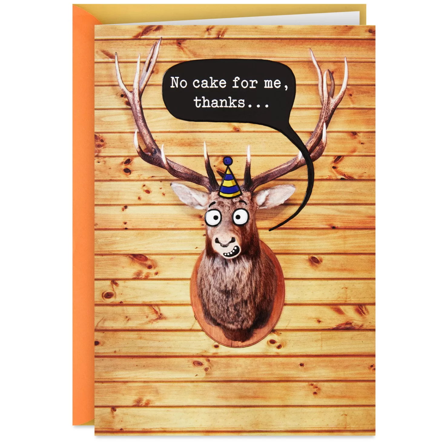 Birthday>Hallmark Mounted Deer Head Funny Birthday Card