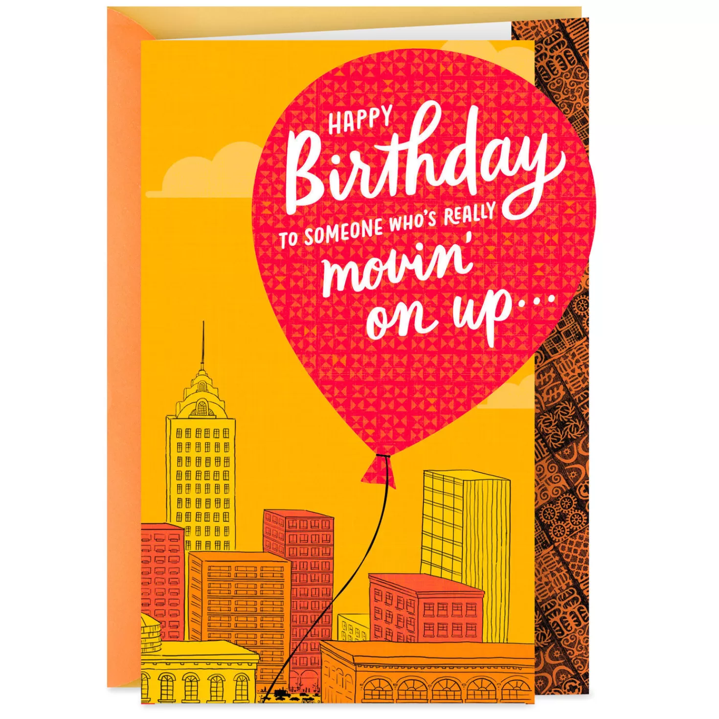 Birthday>Hallmark Movin' On Up Funny Birthday Card