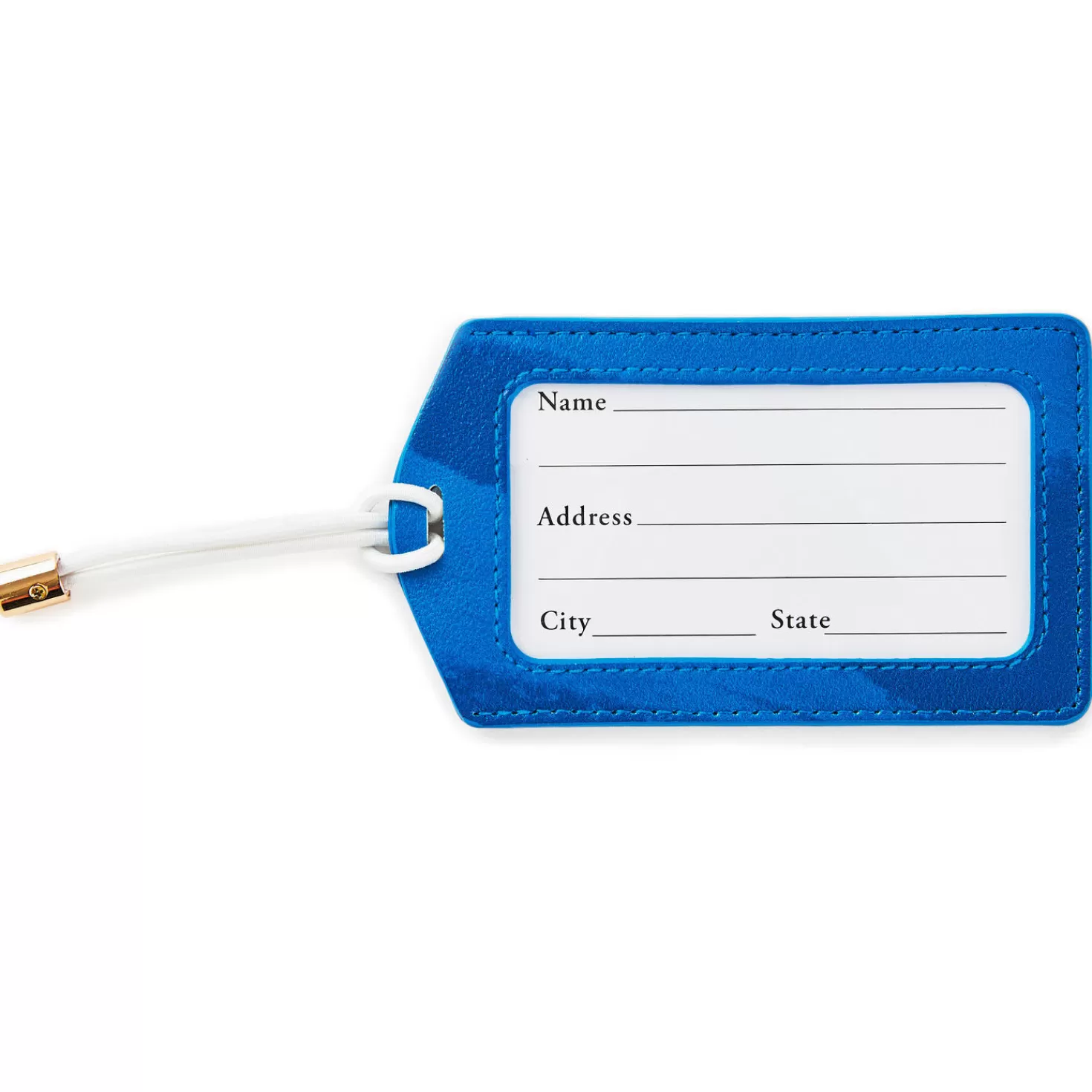 Cheap Mr. Blue Faux Leather Luggage Tag Wedding