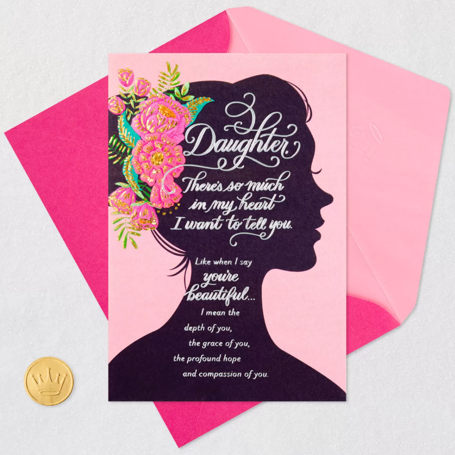 Birthday>Hallmark Much In My Heart To Tell You Birthday Card For Daughter