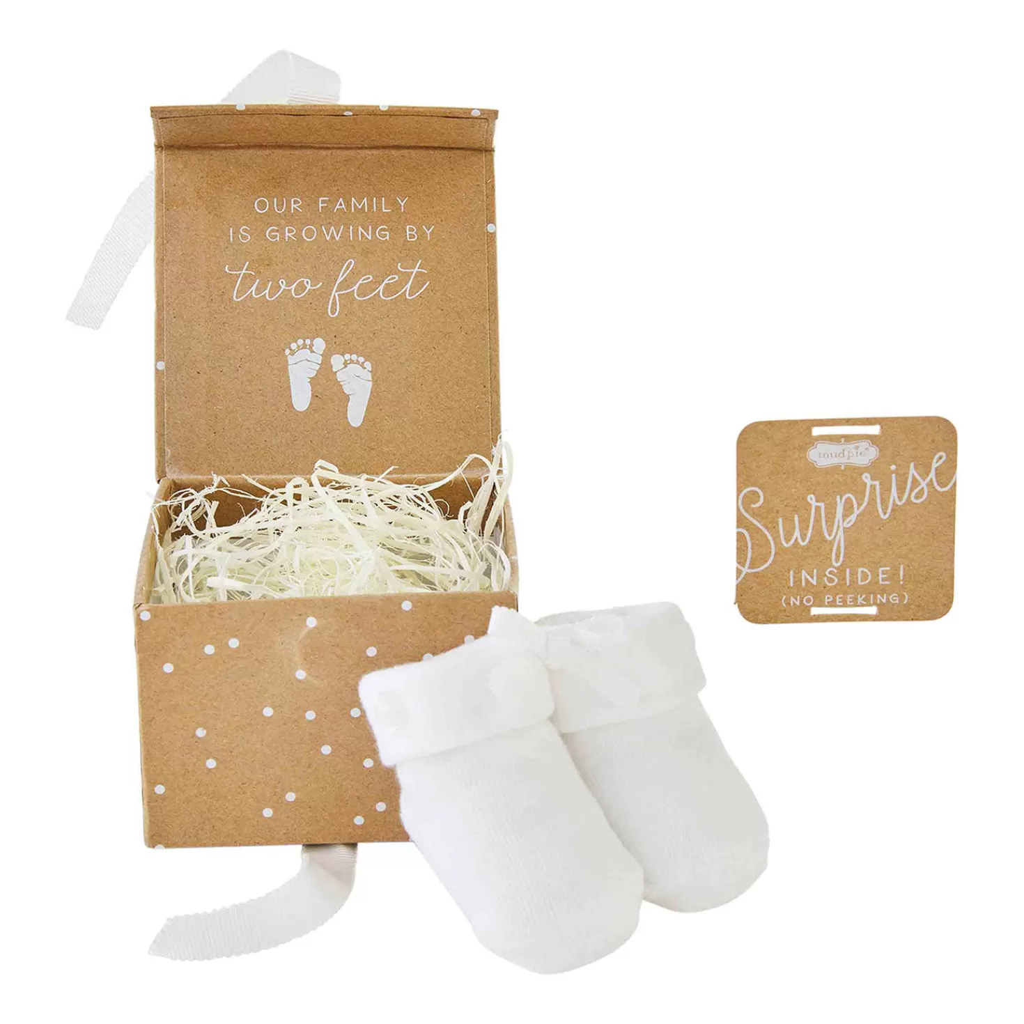 Best Sale Mud Pie Baby Socks Pregnancy Announcement Box Baby