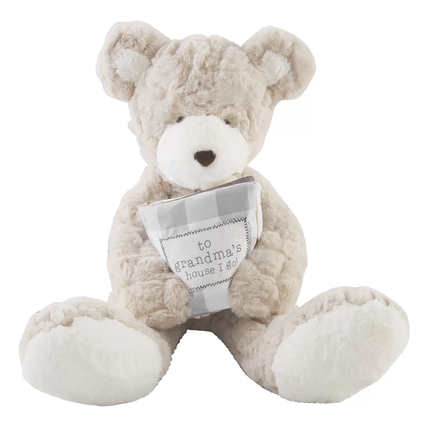 Outlet Mud Pie Plush Grandma Bear With Cloth Book Baby