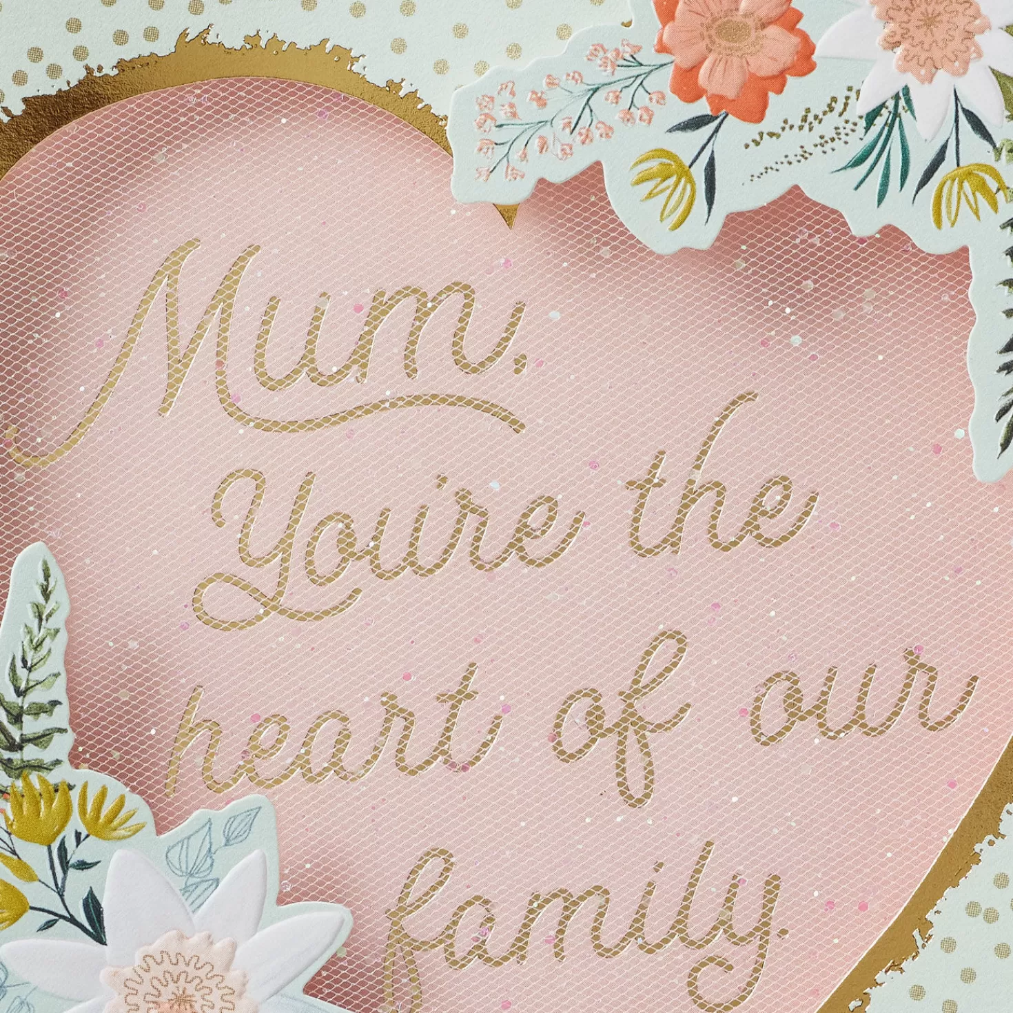 Birthday>Hallmark Mum, You'Re The Heart Of Our Family Birthday Card From Us