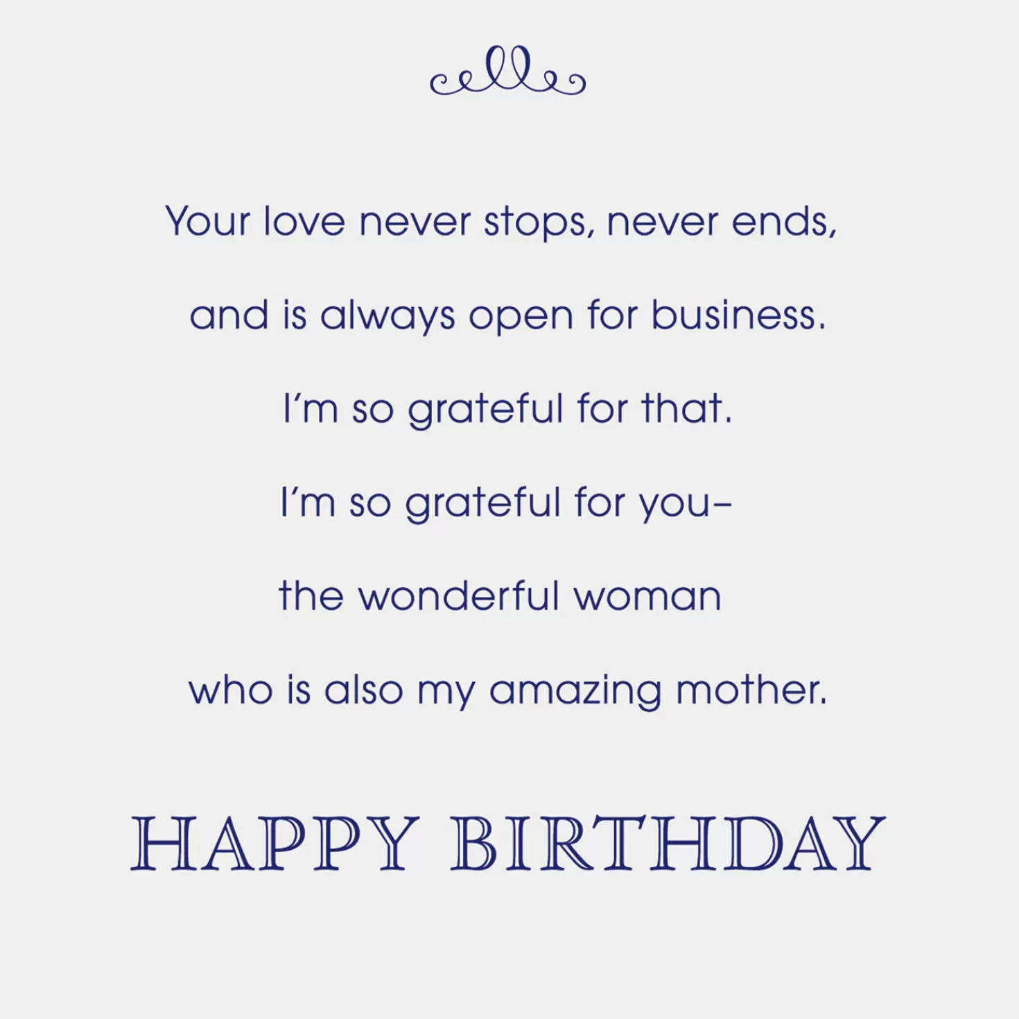 Birthday>Hallmark My Amazing Mother Birthday Card