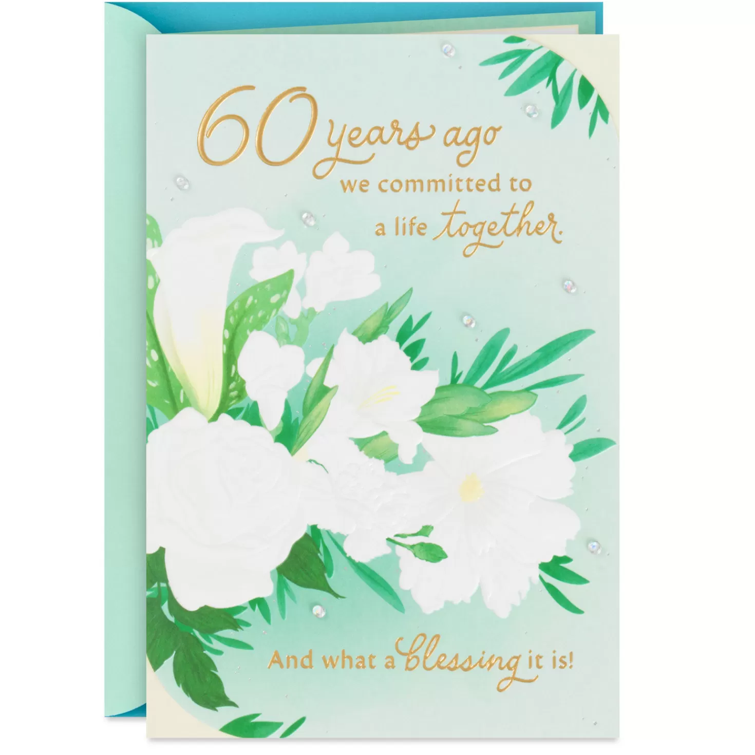 Anniversary>Hallmark My Friend And My Soulmate 60Th Anniversary Card For Spouse