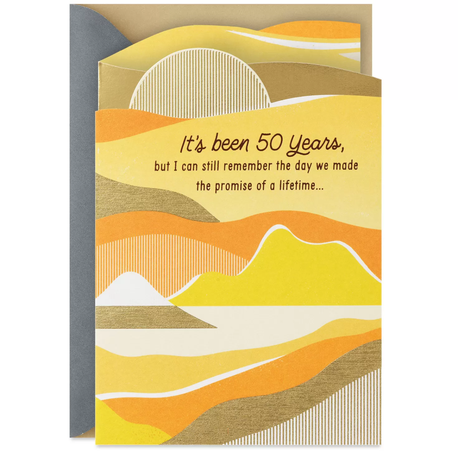 Anniversary>Hallmark My Heart Still Says Yes 50Th Anniversary Card