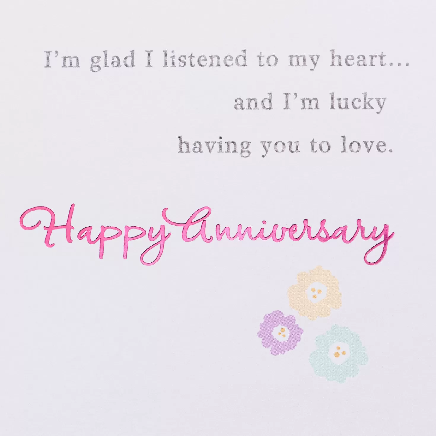 Anniversary>Hallmark My Heart Told Me Anniversary Card For Wife