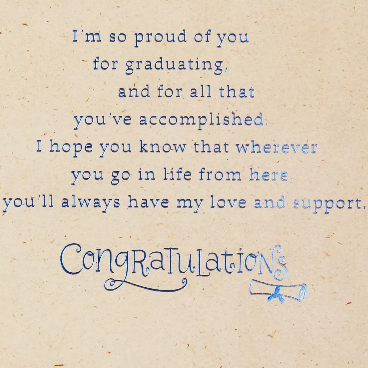 Best Sale My Love And Support Always Graduation Card For Niece Graduation