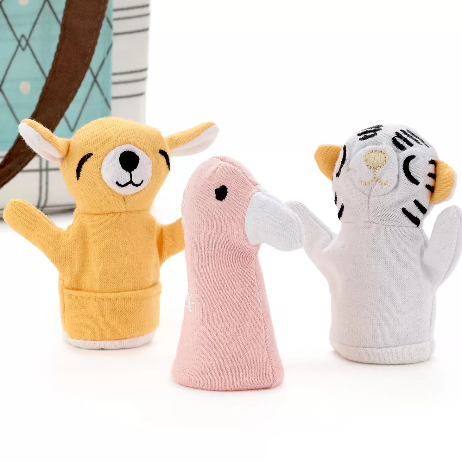 Store My Zoo Activity Bag With Finger Puppets Baby
