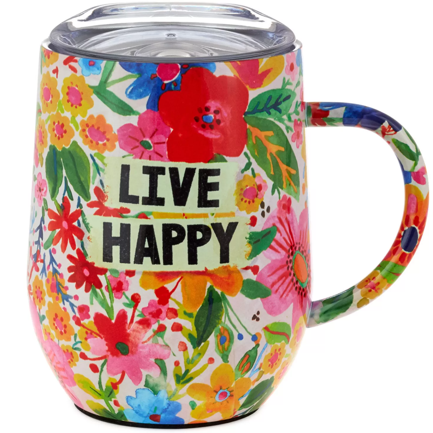 Outlet Natural Life Live Happy Stainless Steel Travel Mug, 12 Oz. Encouragement