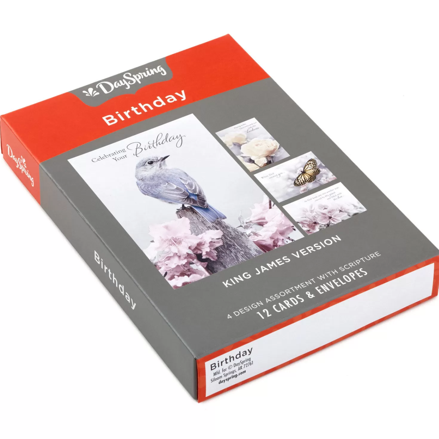 Birthday>Hallmark Nature's Beauty Religious Boxed Birthday Cards Assortment, Pack Of 12