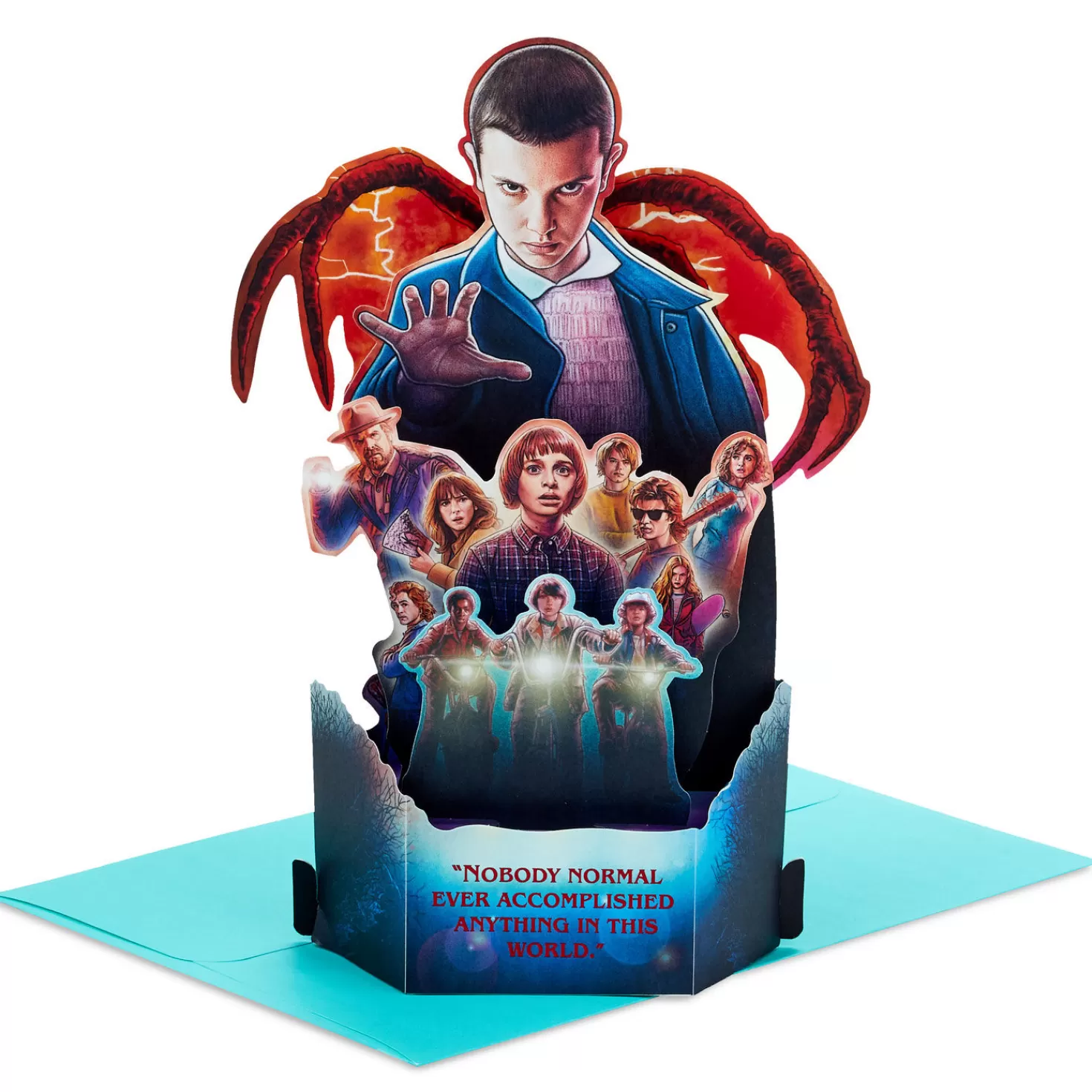 Birthday>Hallmark Netflix Stranger Things Nobody Normal 3D Pop-Up Card
