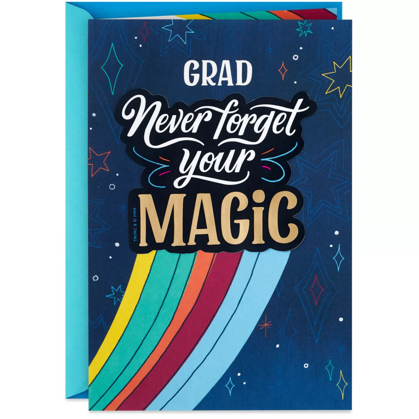 Best Sale Never Forget Your Magic Graduation Card With Decal Graduation