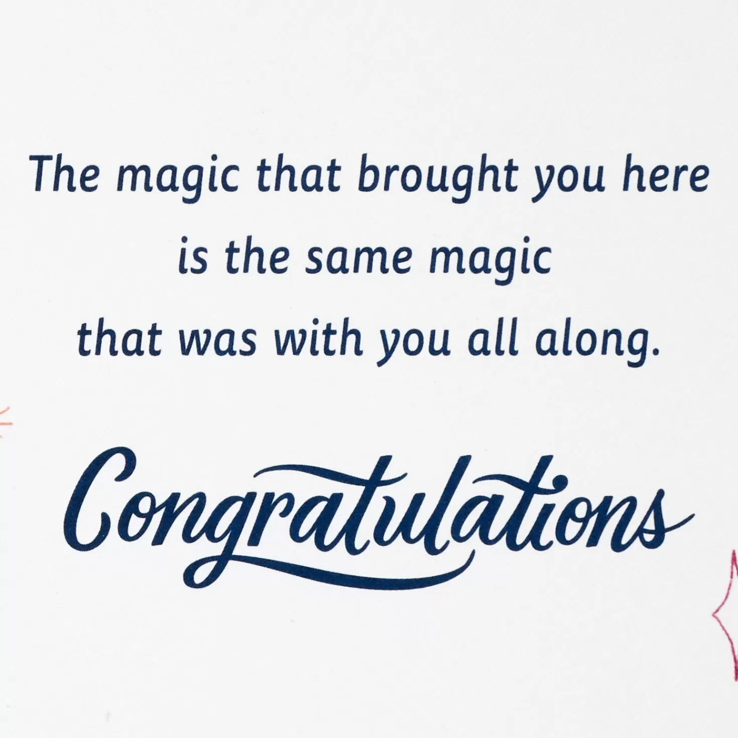 Best Sale Never Forget Your Magic Graduation Card With Decal Graduation