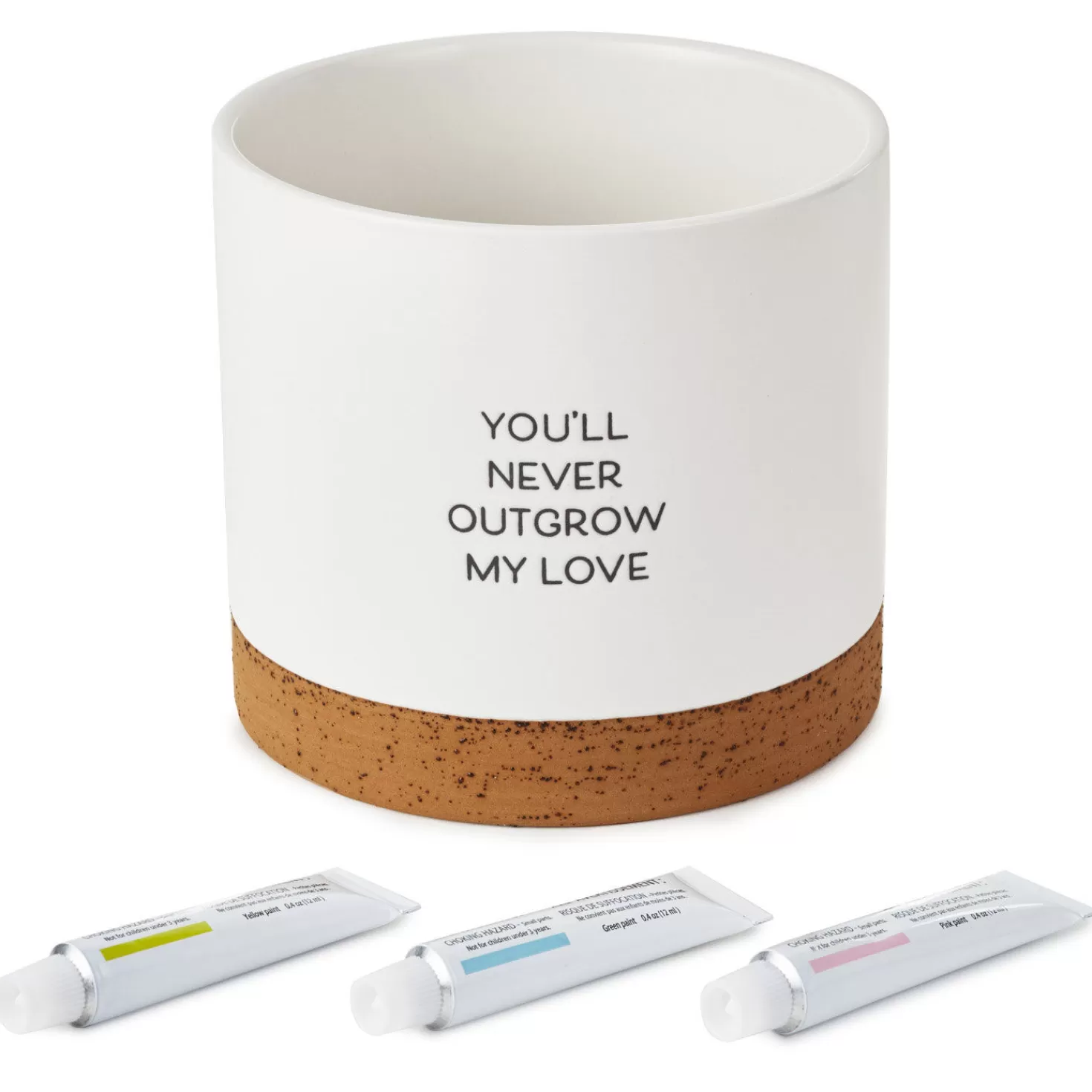 Online Never Outgrow My Love Planter Handprint Kit Baby