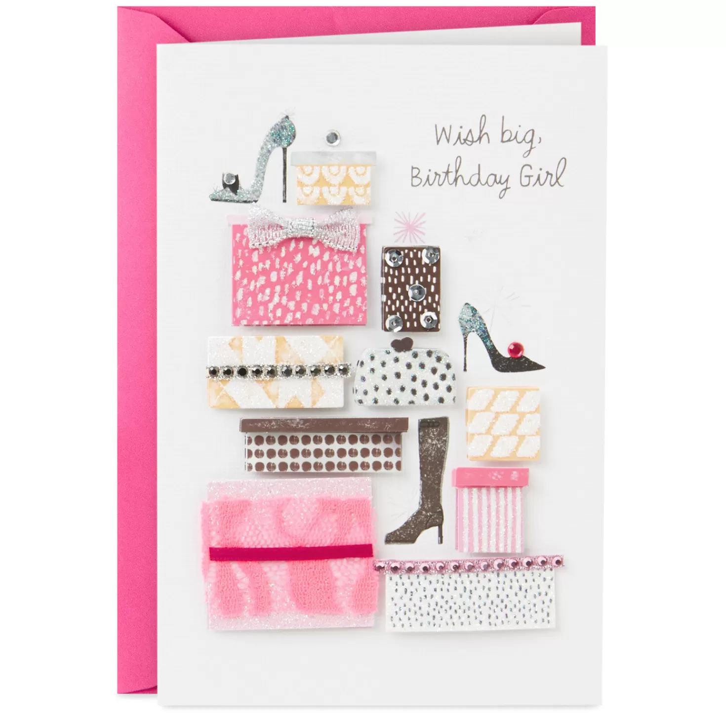 Birthday>Hallmark Never Too Many Wishes Birthday Card For Her