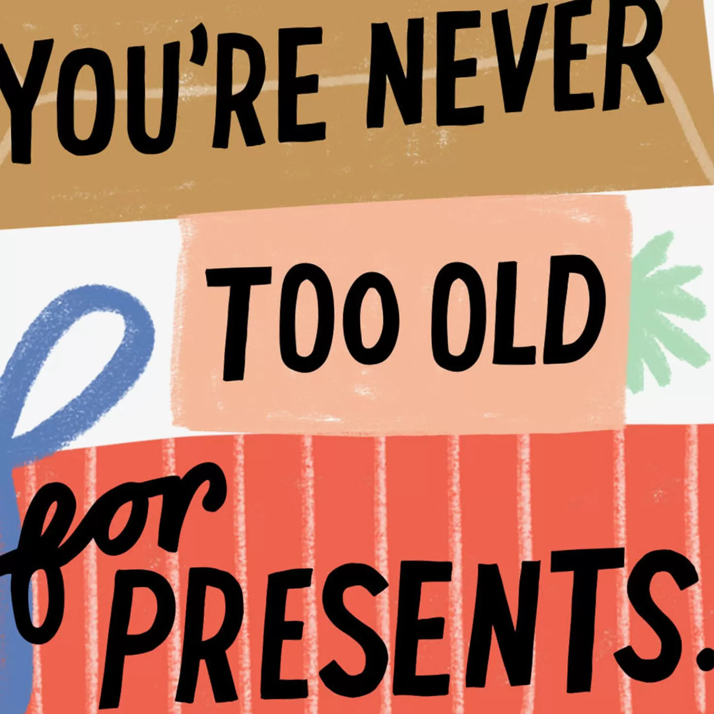 Birthday>Hallmark Never Too Old For Presents Funny 70Th Birthday Card