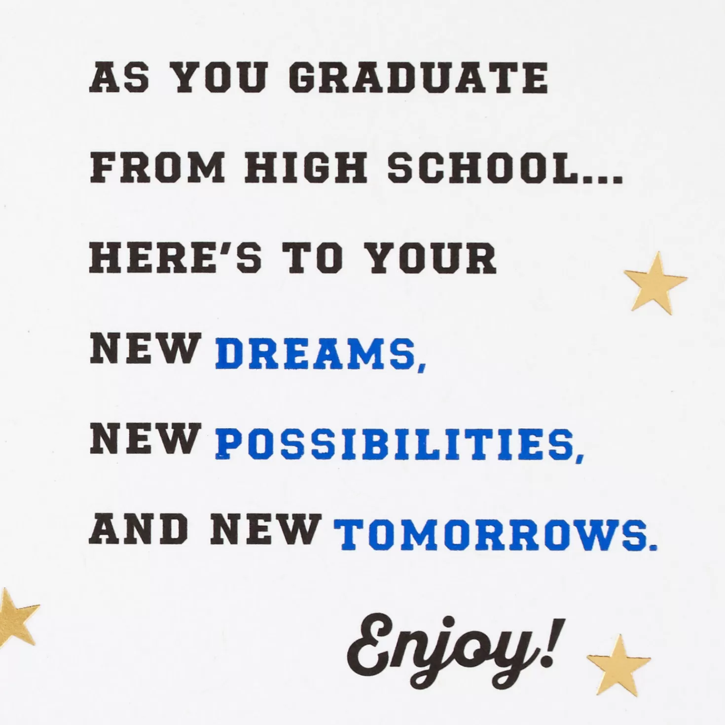 Best Sale New Dreams And Possibilities 2023 High School Graduation Card Graduation