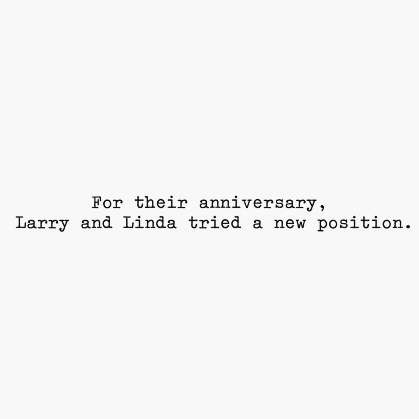 Anniversary>Hallmark New Positions Funny Anniversary Card