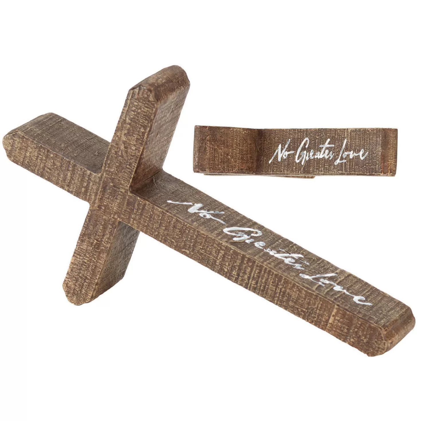 Fashion No Greater Love Slanted Tabletop Cross Encouragement