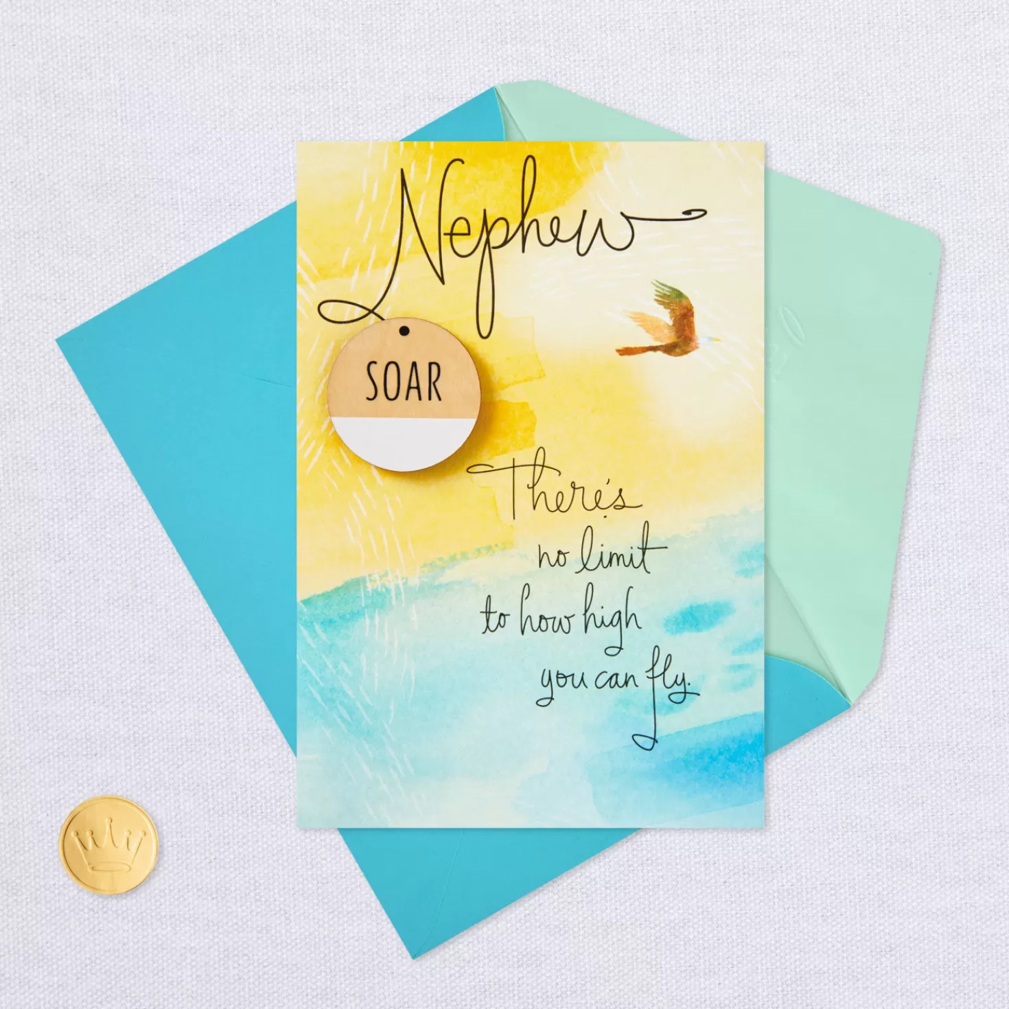 Best Sale No Limit To Your Future Graduation Card For Nephew With Soar Token Graduation