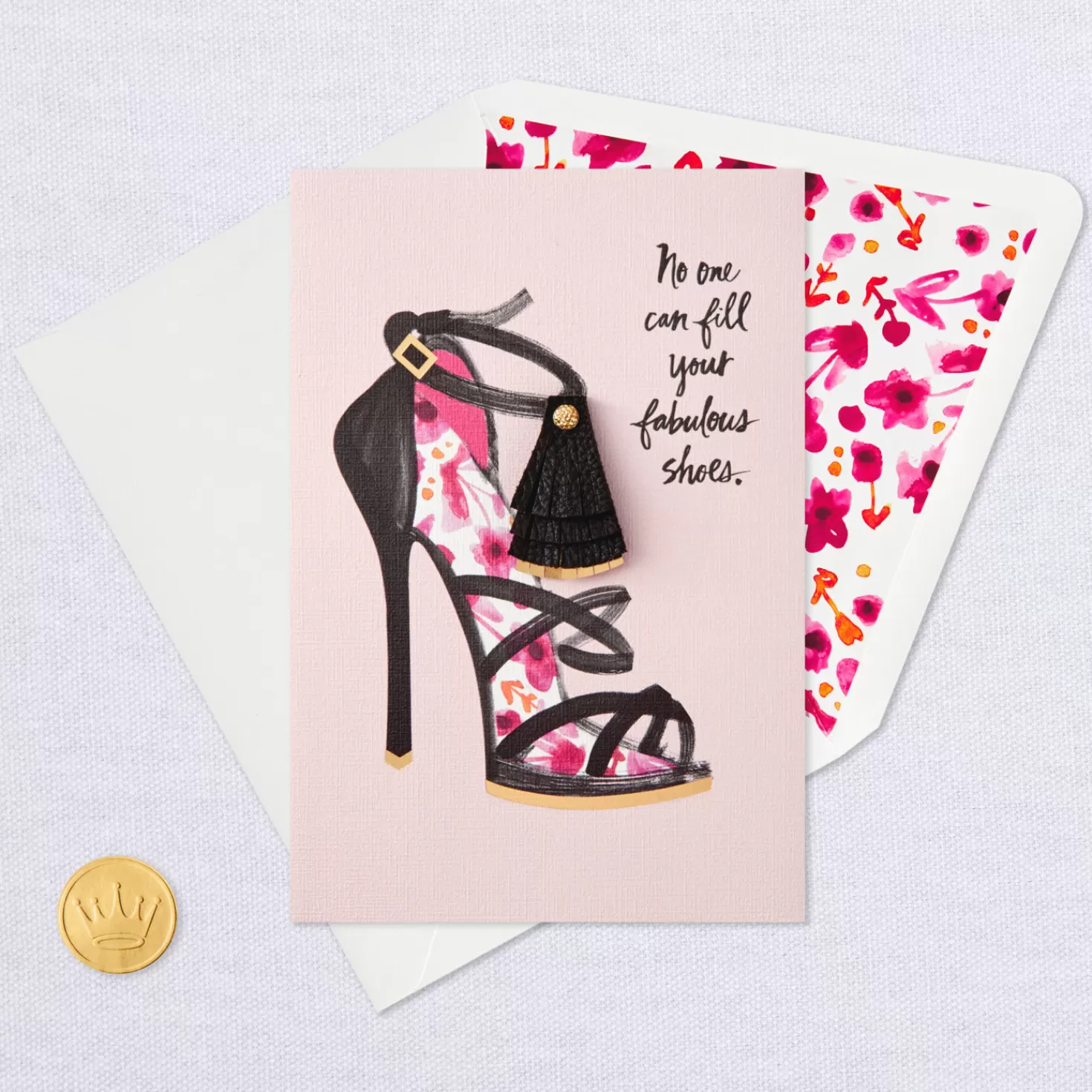 Birthday>Hallmark No One Can Fill Your Fabulous Shoes Birthday Card For Friend