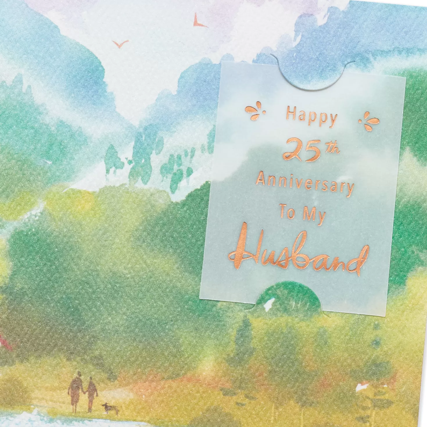 Anniversary>Hallmark No Place I'D Rather Be 25Th Anniversary Card For Husband
