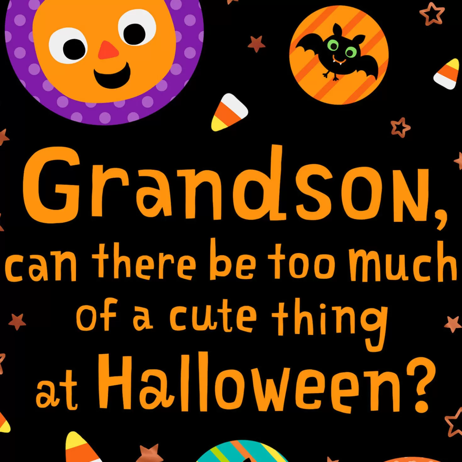 Halloween (10/31)>Hallmark No Such Thing As Too Cute Halloween Card For Grandson