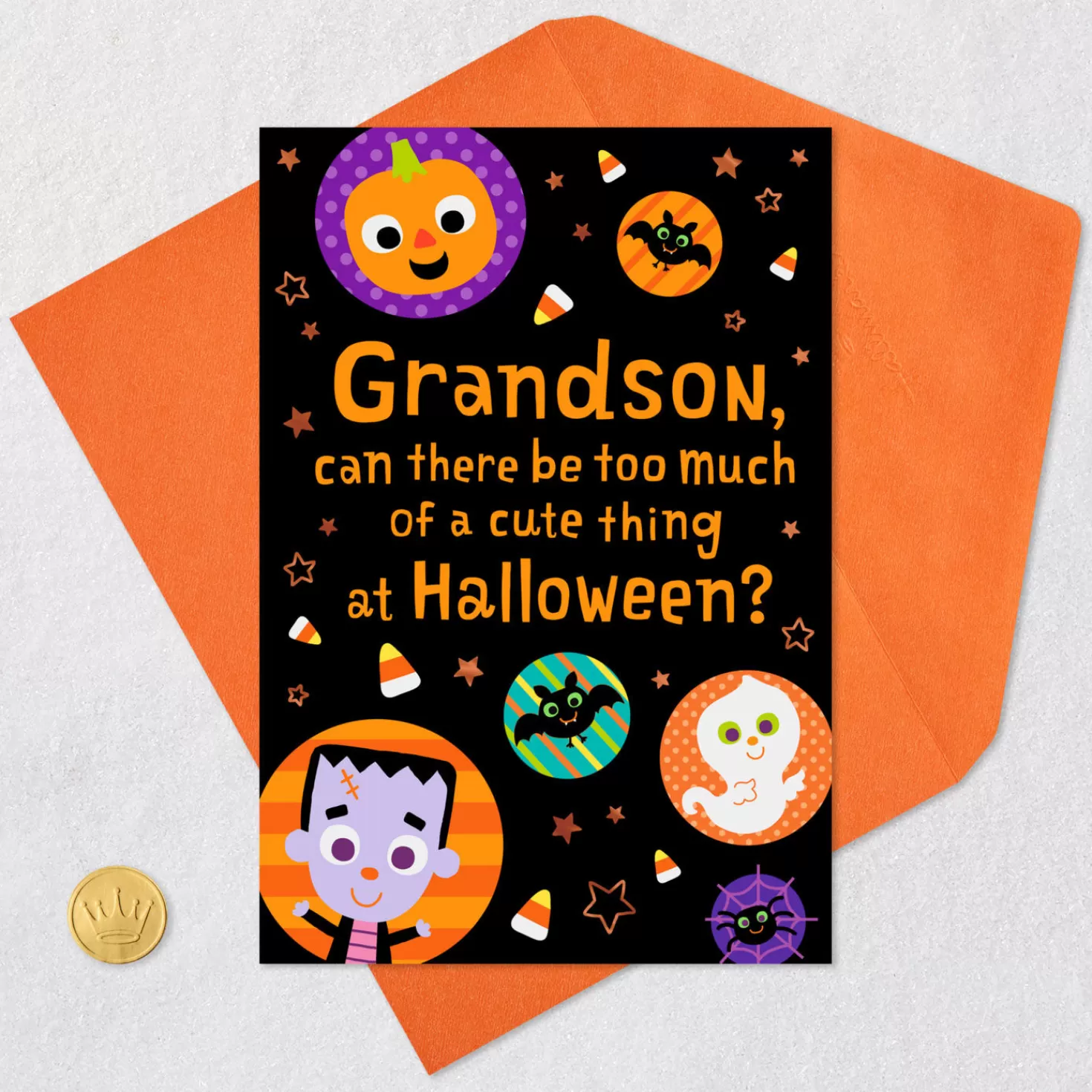 Halloween (10/31)>Hallmark No Such Thing As Too Cute Halloween Card For Grandson