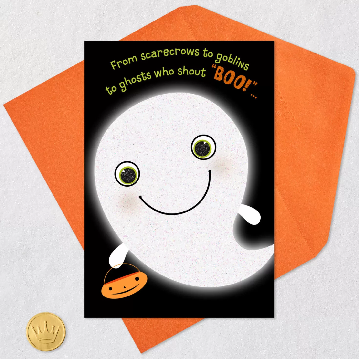 Halloween (10/31)>Hallmark No Trick-Or-Treater Loved More Than You Halloween Card
