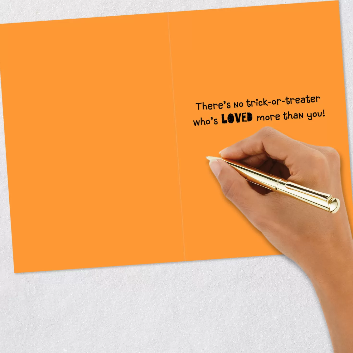 Halloween (10/31)>Hallmark No Trick-Or-Treater Loved More Than You Halloween Card