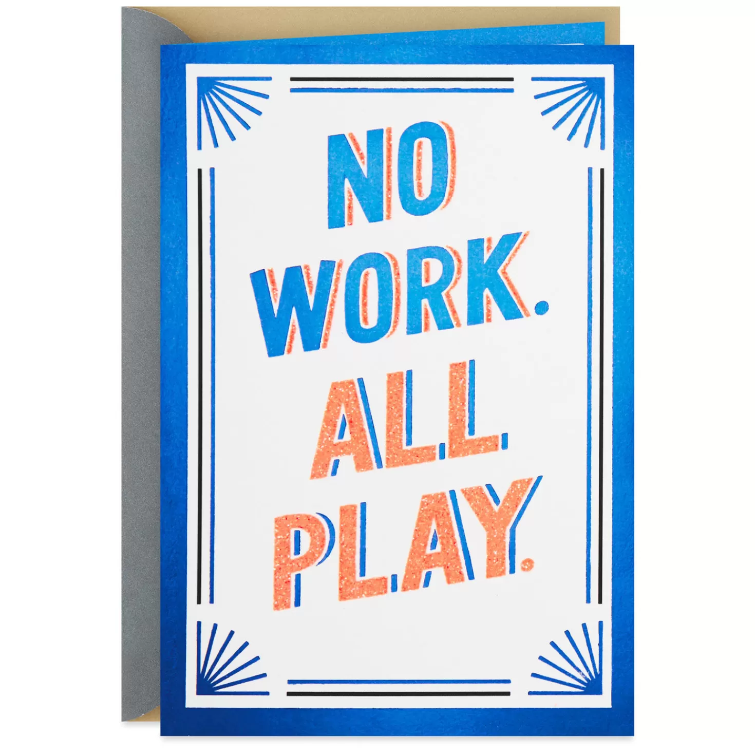 Cheap No Work, All Play Retirement Card Retirement