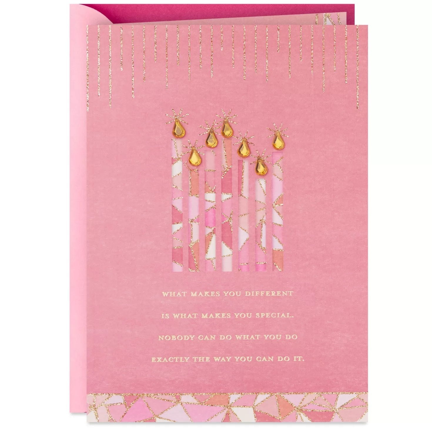 Birthday>Hallmark Nobody Like You Artistic Candles Birthday Card