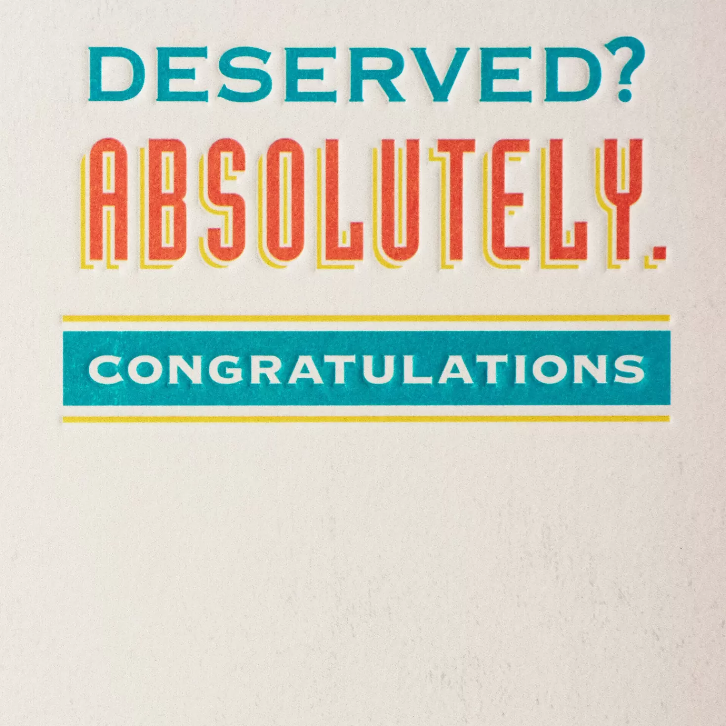 Shop Not Surprising Promotion Congratulations Card Congratulations