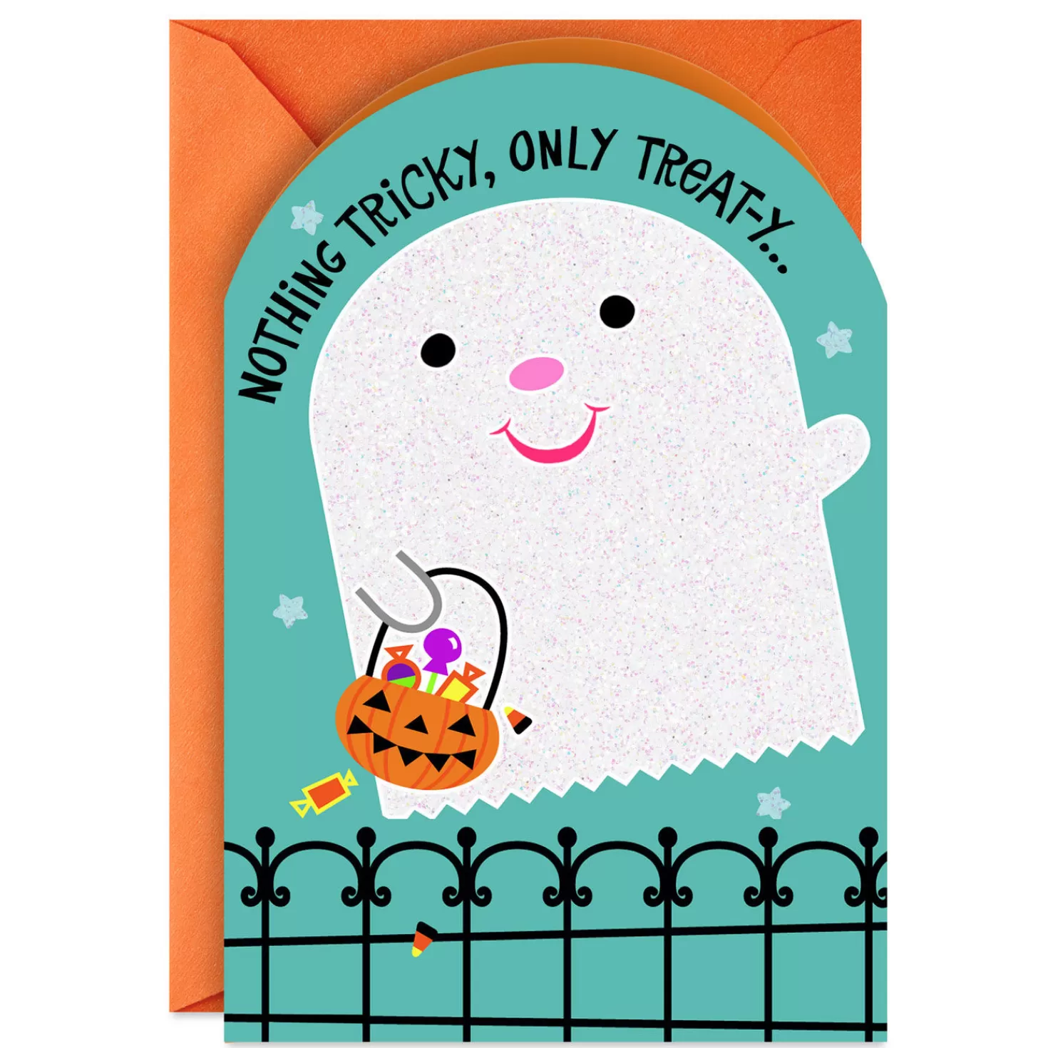 Halloween (10/31)>Hallmark Nothing Tricky, Only Treat-Y Halloween Card