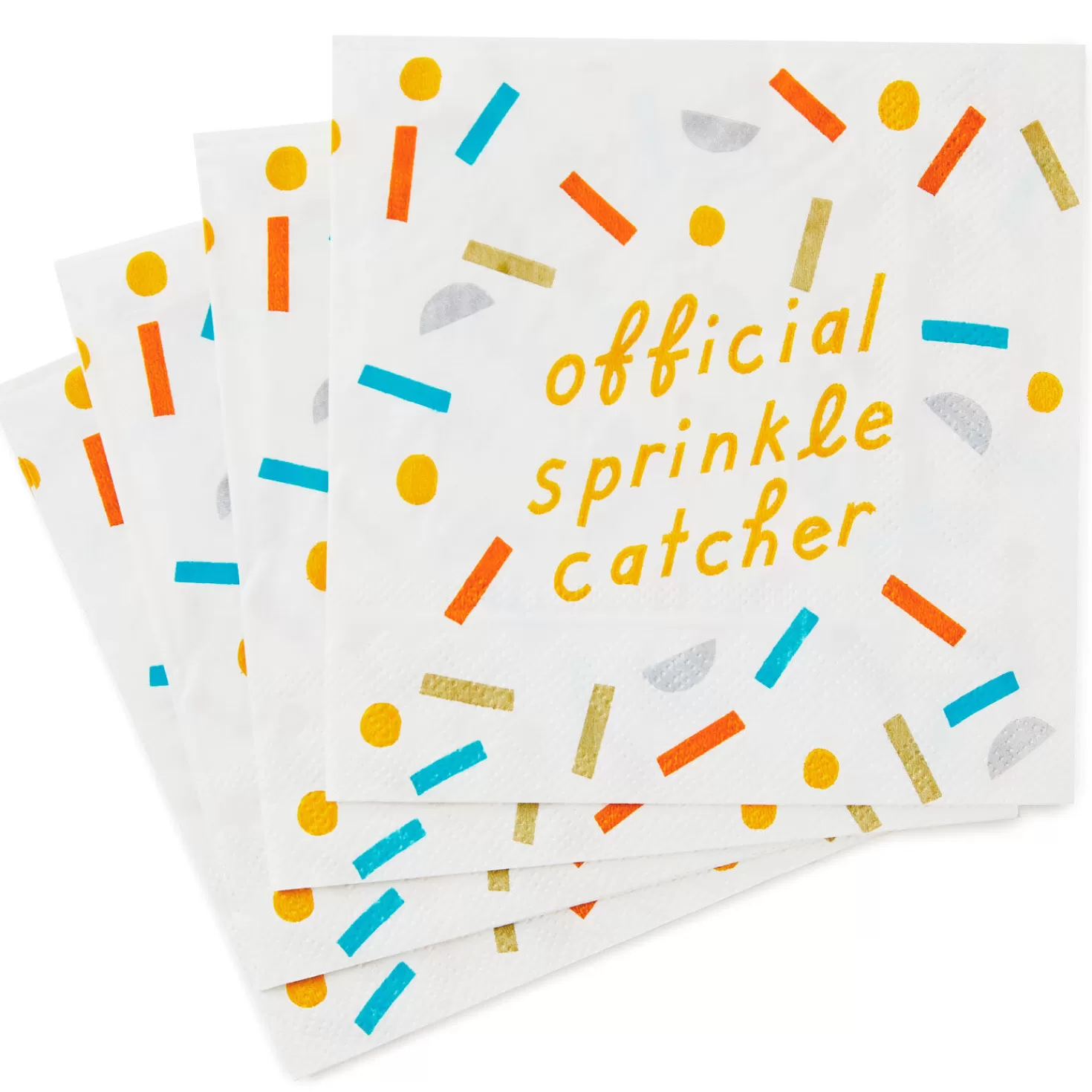 Birthday>Hallmark Official Sprinkle Catcher Cocktail Napkins, Pack Of 20