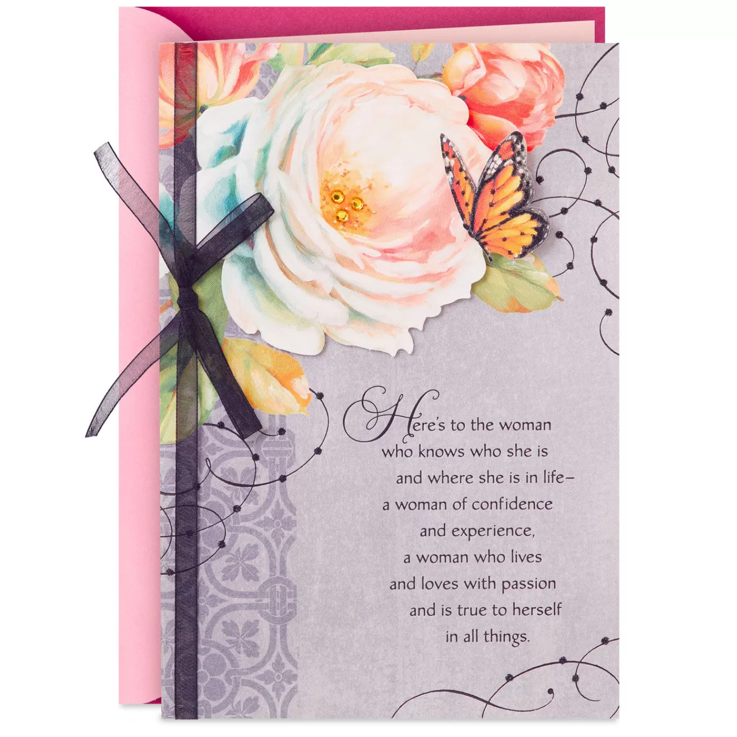 Birthday>Hallmark Older, Wiser And More Admired Birthday Card For Her