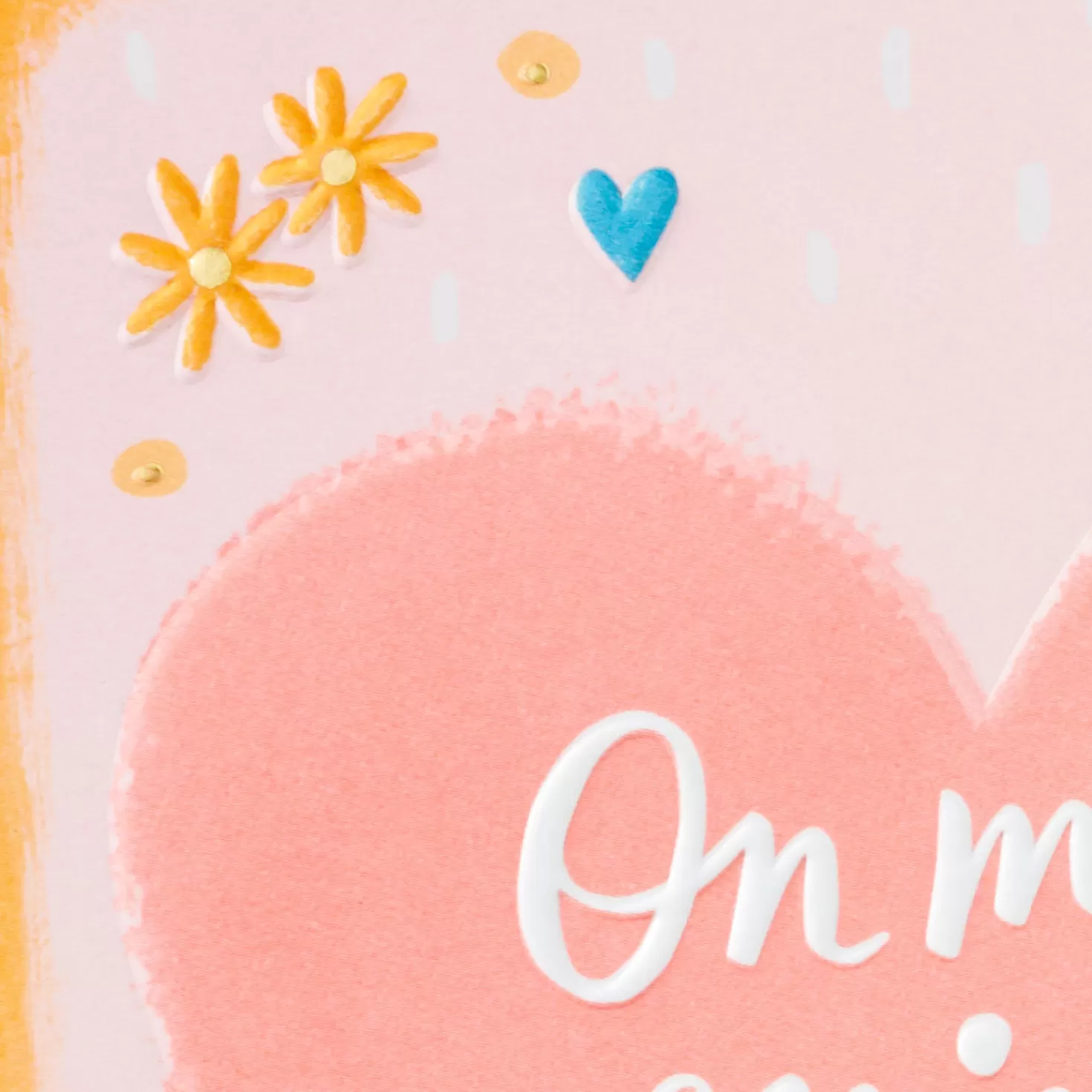 New On My Mind And In My Heart Thinking Of You Card Encouragement